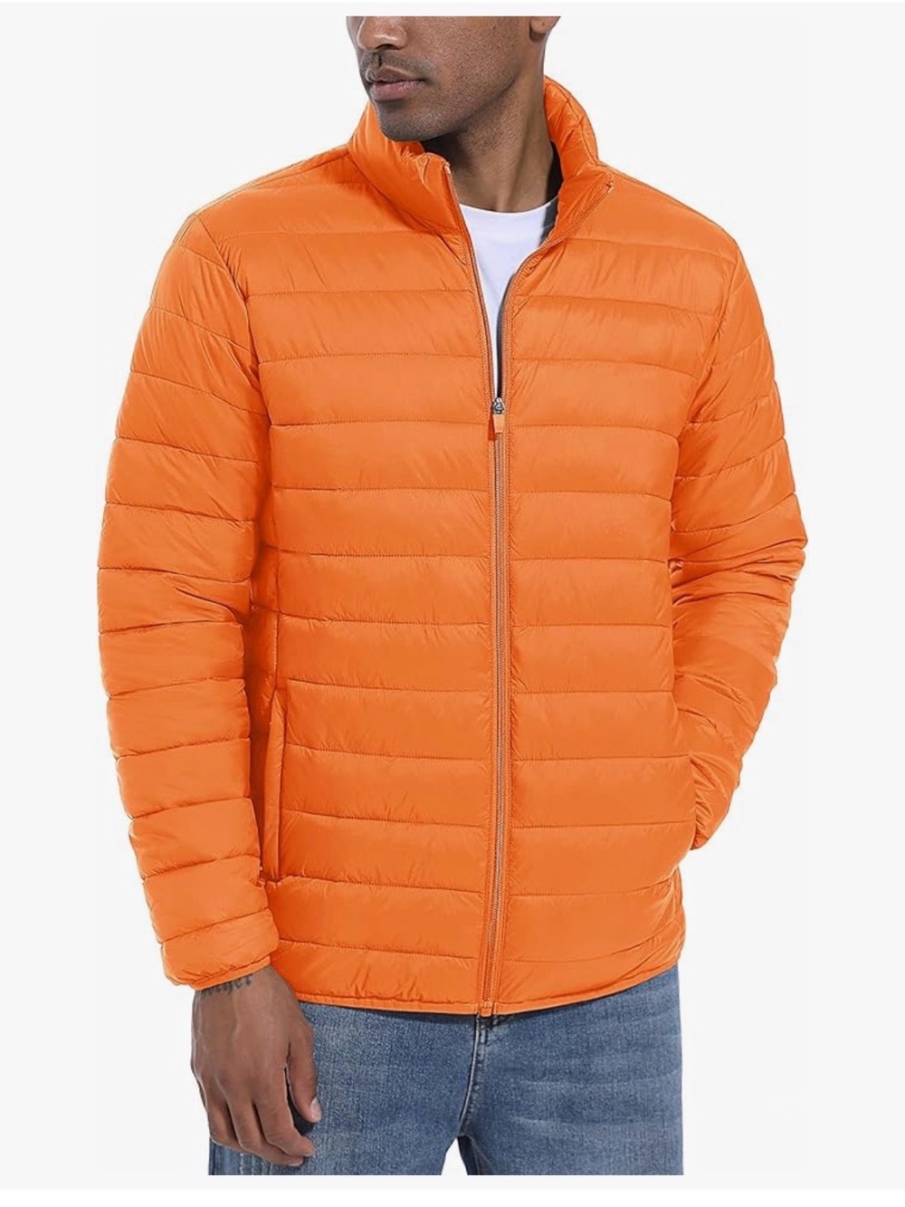 NWOT MAGCOMSEN Men's Puffer Jacket Lightweight Water Repellent Winter Coats